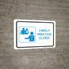 Family Practice Clinic with Icon Landscape v2 - Wall Sign
