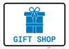 Gift Shop with Icon Landscape v2 - Wall Sign Gift Shop with Icon Landscape v2 - Wall Sign