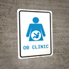 OB Clinic with Icon Portrait v2 - Wall Sign
