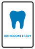 Orthodontistry with Icon Portrait v2 - Wall Sign