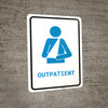 Outpatient with Icon Portrait v2 - Wall Sign
