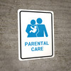 Parental Care with Icon Portrait v2 - Wall Sign Parental Care with Icon Portrait v2 - Wall Sign