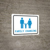 Family Changing with Icon Landscape v2 - Wall Sign