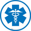 Caduceus Medical White - Floor Sign Caduceus Medical White - Floor Sign