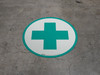 Cross White - Floor Sign