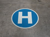 Hospital Colored - Floor Sign Hospital Colored - Floor Sign