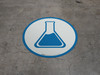 Lab White - Floor Sign