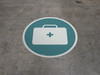 Medical Bag Colored - Floor Sign