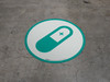 Pill White - Floor Sign