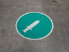 Syringe Colored - Floor Sign