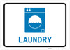 Laundry with Icon Landscape v2 - Wall Sign