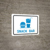 Snack Bar with Icon Landscape v2 - Wall Sign Snack Bar with Icon Landscape v2 - Wall Sign
