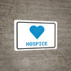 Hospice with Icon Landscape v2 - Wall Sign Hospice with Icon Landscape v2 - Wall Sign