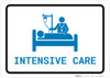 Intensive Care with Icon Landscape v2 - Wall Sign Intensive Care with Icon Landscape v2 - Wall Sign