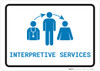 Interpretive Services with Icon Landscape v2 - Wall Sign