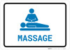 Massage with Icon Landscape v2 - Wall Sign