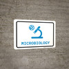 Microbiology with Icon Landscape v2 - Wall Sign