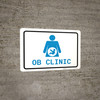 OB Clinic with Icon Landscape v2 - Wall Sign