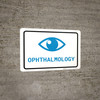 Ophthalmology with Icon Landscape v2 - Wall Sign