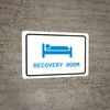 Recovery Room with Icon Landscape v2 - Wall Sign Recovery Room with Icon Landscape v2 - Wall Sign
