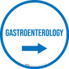 Gastroenterology Arrow Right Circular - Floor Sign Gastroenterology Arrow Right Circular - Floor Sign