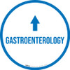 Gastroenterology Arrow Straight Circular - Floor Sign