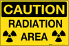 Caution: Radiation Area - Wall Sign