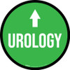Urology Arrow Straight Circular - Floor Sign Urology Arrow Straight Circular - Floor Sign