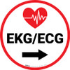 EKG/ECG Arrow Right Circular EKG/ECG Arrow Right Circular