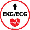 EKG/ECG Arrow Straight Circular EKG/ECG Arrow Straight Circular
