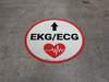 EKG/ECG Arrow Straight Circular EKG/ECG Arrow Straight Circular