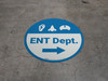 ENT Dept Arrow Right Circular