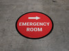 Emergency Room Right with Arrow Circular