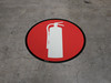 Fire Extinguisher Symbol - Floor Sign Fire Extinguisher Symbol - Floor Sign