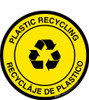 Plastic Recycling (Bilingual Spanish) - Floor Sign Plastic Recycling (Bilingual Spanish) - Floor Sign