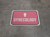 Gynecology Arrow Straight Rectangular - Floor Sign