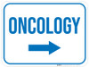 Oncology Arrow Right Rectangular - Floor Sign Oncology Arrow Right Rectangular - Floor Sign