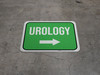 Urology Arrow Right Rectangular - Floor Sign Urology Arrow Right Rectangular - Floor Sign