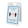 Stay 6Ft Aparts Social Distance Saves Lives - A-Frame Sign Stay 6Ft Aparts Social Distance Saves Lives - A-Frame Sign