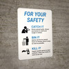 For Your Safety: Catch It Toss It Kill It - Wall Sign For Your Safety: Catch It Toss It Kill It - Wall Sign