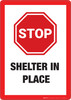 Stop: Shelter In Places - Wall Sign