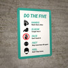 Do The Five Individual Graphics - Wall Sign Do The Five Individual Graphics - Wall Sign