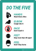 Do The Five Individual Graphics - Wall Sign Do The Five Individual Graphics - Wall Sign