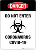 Danger: Do Not Enter (Biohazard) - Wall Sign Danger: Do Not Enter (Biohazard) - Wall Sign