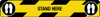 Stand Here Feet Icon - Social Distancing Strip