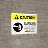 Caution: Exercise Extra Caution and Clean Hands Frequently - Stop Covid-19 Landscape - Wall Sign