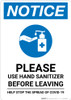 Notice: Washing Your Hands Properly Portrait - Wall Sign Notice: Washing Your Hands Properly Portrait - Wall Sign