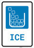 Ice with Icon Portrait - Wall Sign