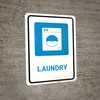 Laundry with Icon Portrait - Wall Sign