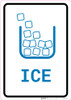 Ice with Icon Portrait v2 - Wall Sign